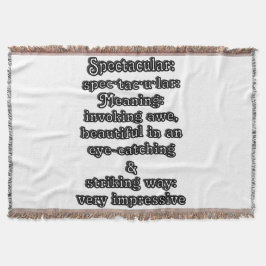 Cobertor Espetacular: ・ de definição tac ・ u lar ・