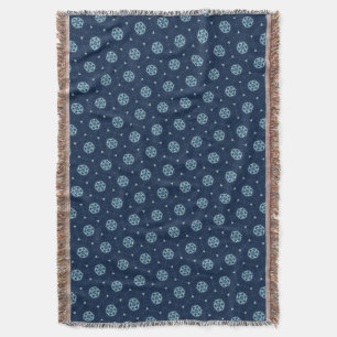 Cobertor Espírito Indigo: Geometria Africana do Boho