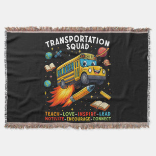 Cobertor Esquadrão de Transporte Motorista de Ônibus Escola