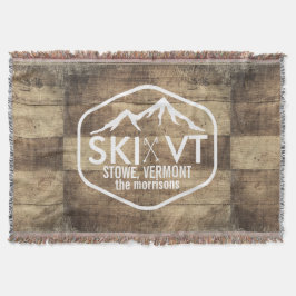 Cobertor Esqui Vermont Stowe Killington Stratton Sugarbush
