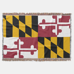 Cobertor Estado de Maryland Impressão Patriótico