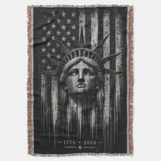 Cobertor Estátua da Liberdade da Bandeira Americana Angusti