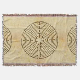 Cobertor Estilo 1 da antiguidade do labirinto de Chartres +