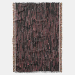 Cobertor Estilo de mosaico borgonha com fundo áspero