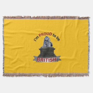 Cobertor Estou Orgulhoso de ser britânico