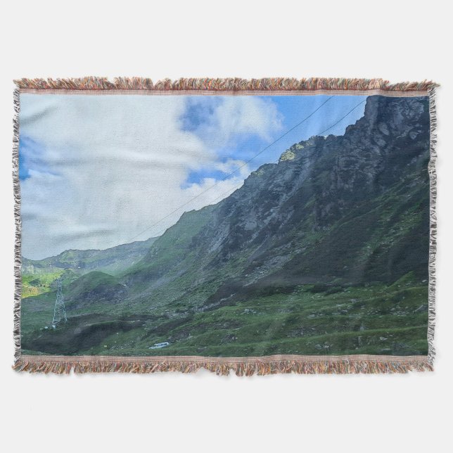 Cobertor Estrada da Montanha Transfagarasan - Romênia (Frente)