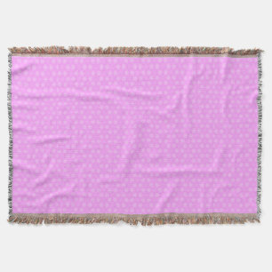 Cobertor Estrela branca roxa do Lilac Pastel que repete o