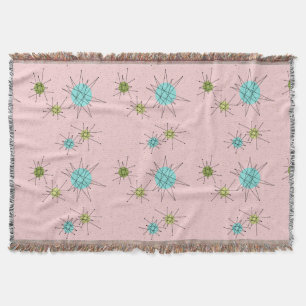 Cobertor Estrelas Atômicas Icônicas Cor-de-Rosa Jogam Cob