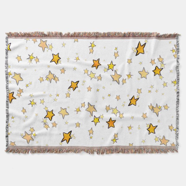 Cobertor Estrelas de Natal e Ano Novo (Frente)