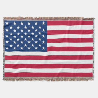 Cobertor Estrelas e faixas de bandeira americanas