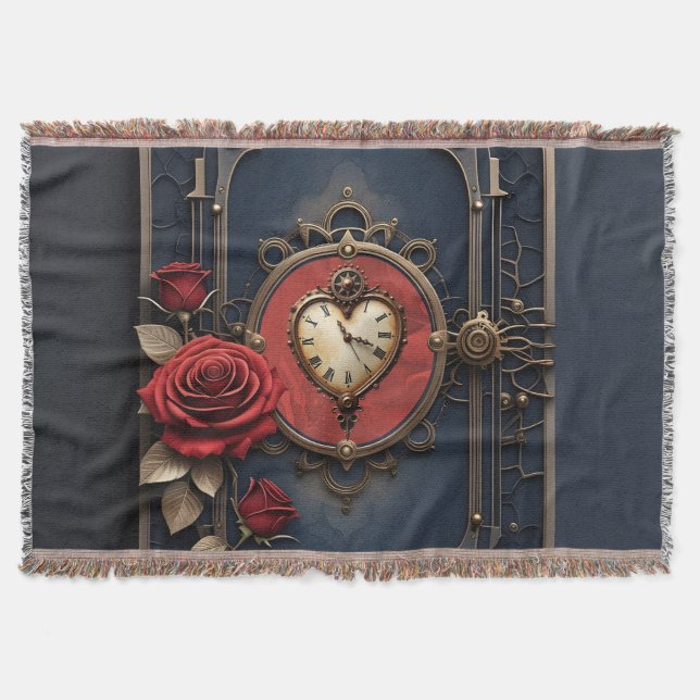 Cobertor Eternal Elegance – Clockwork Heart (Frente)