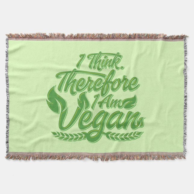 Cobertor Eu Acho, Por Isso Sou Vegan (Frente)