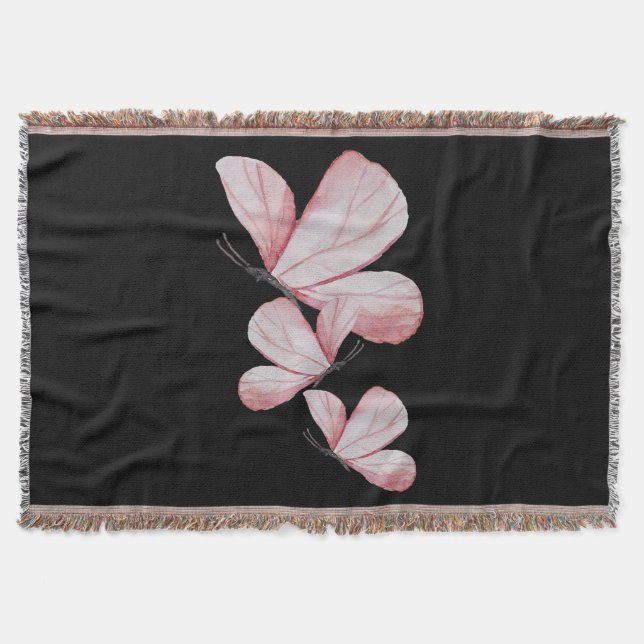 Cobertor Eu Amo Meus Presentes De Borboleta (Frente)