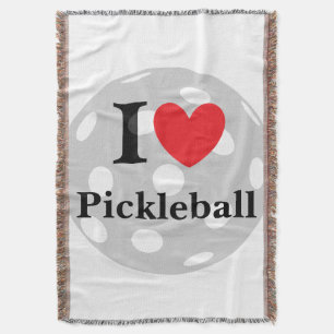Cobertor "Eu Amo Pickleball"