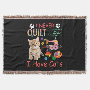 Cobertor Eu Nunca Me Inclino Sozinho Eu Tenho Gatos Sensív