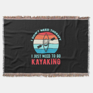 Cobertor Eu Só Preciso Ir Kayaking