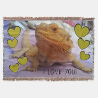 EU TE AMO dragão farpado bonito e corações