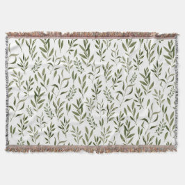 Cobertor Eucalyptus Greenery deixa padrão