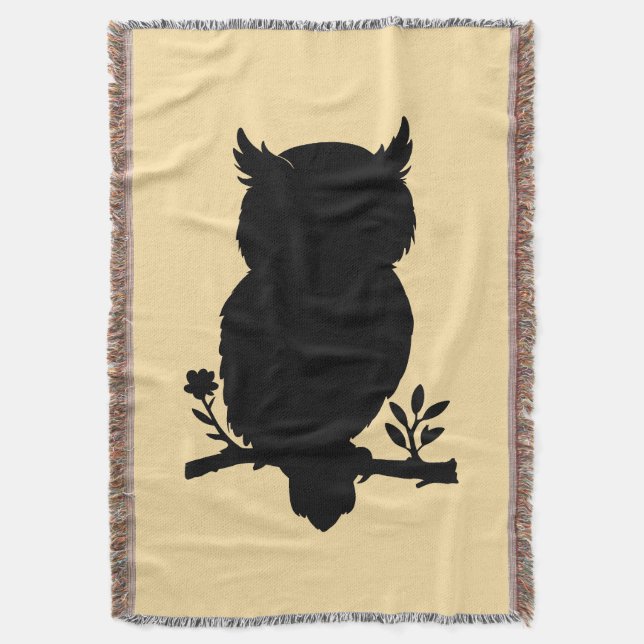 Cobertor Eule - Scherenschnitt (Frente Vertical)