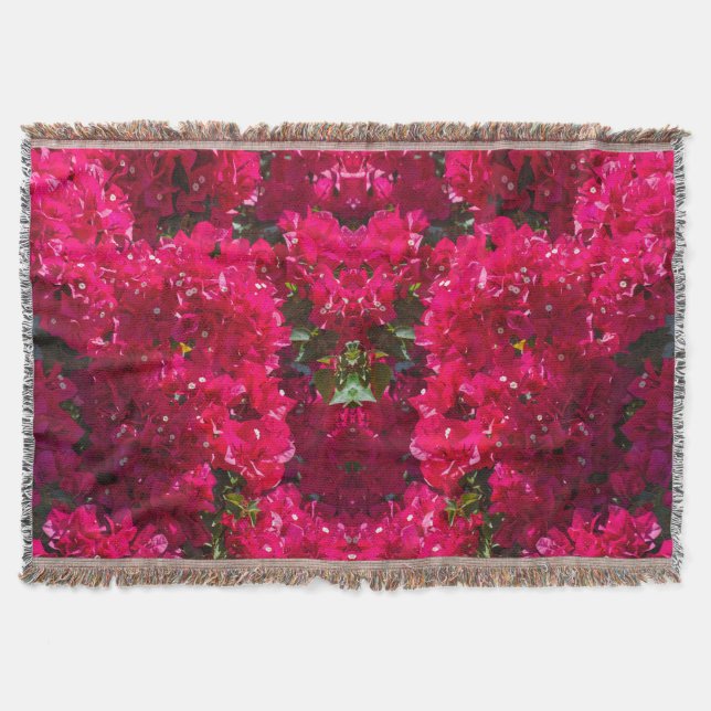 Cobertor Excelente Bougainvillea Throw (Frente)