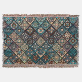 Cobertor Excelente Design de Mosaico marroquino para Elegan