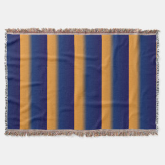 Cobertor Faixa Azul e Laranja