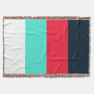 Cobertor Faixa de cores mista personalizada