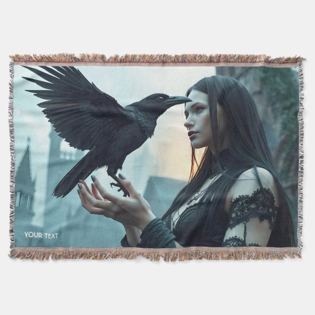 Cobertor Fantasy Cute Renaissance Gothic Mulher (Frente)