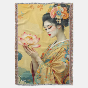 Cobertor Fantasy Flower Japonesa