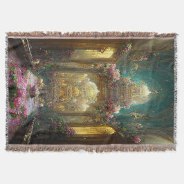 Cobertor Fantasy Flowers Church - Blanket