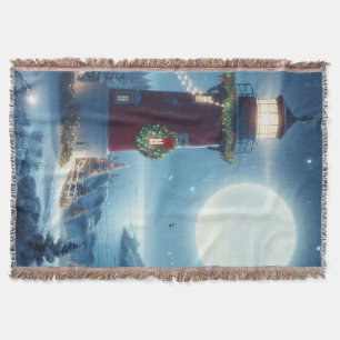 Cobertor Farol de Natal náutico