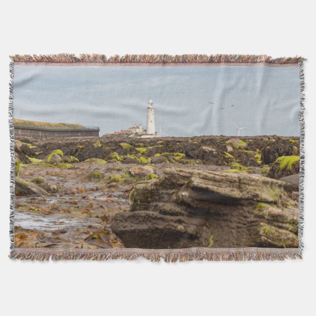 Cobertor Farol de Whitley Bay  (Frente)