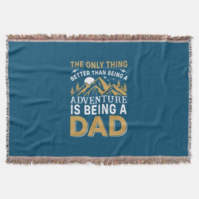 Cobertor Father's Day Adventure Is Being A Dad (Frente)