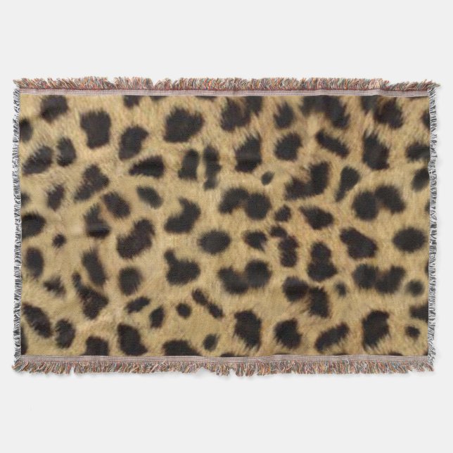 Cobertor Faux Cheetah Skin (Frente)