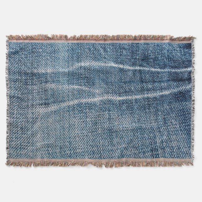 Cobertor Fechamento de Denim Cloth. (Frente)