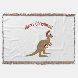 Cobertor Feliz Natal Kangaroos