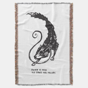 Cobertor Fenrir Fenris é um cão livre que viaja a mitologia