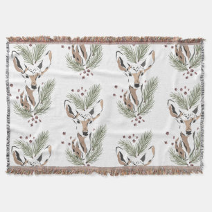 Cobertor Feriado Woodland Deer Christmas Blanket