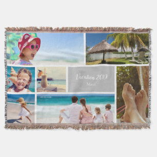 Cobertor Férias Familiares ou Casais 7 Fólios, Prata