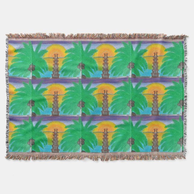 Cobertor Férias tropicais (Frente)