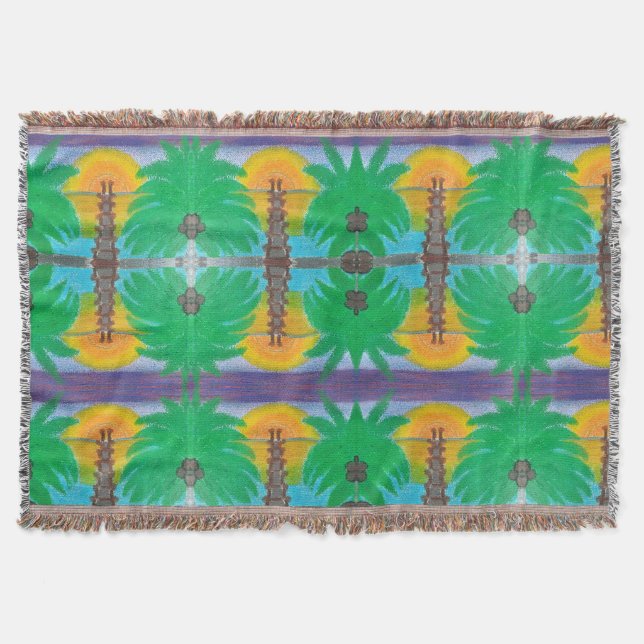 Cobertor Férias tropicais (Frente)