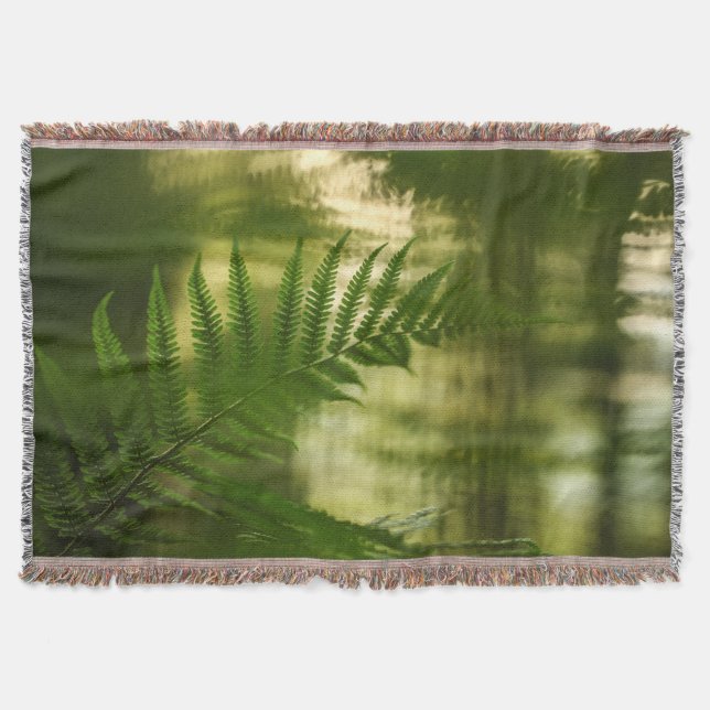 Cobertor Fern Nature Photo (Frente)