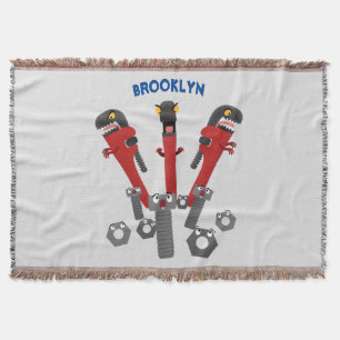 Cobertor Ferramentas engraçadas de monstro de wrench