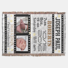 Cobertor Filmes Retro Fotografias do Movie Star Retro Reel