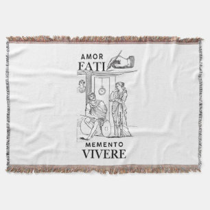 Cobertor Filosofia Amor Fati Arte de Linha