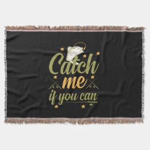 Cobertor Fishing Art Catch Me If You Can