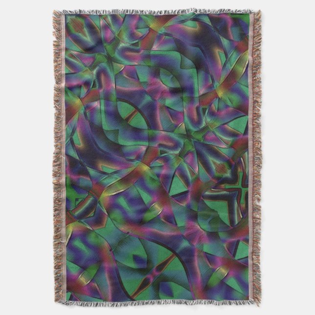 Cobertor Fitas intertecidas de cor escurecida (Frente Vertical)