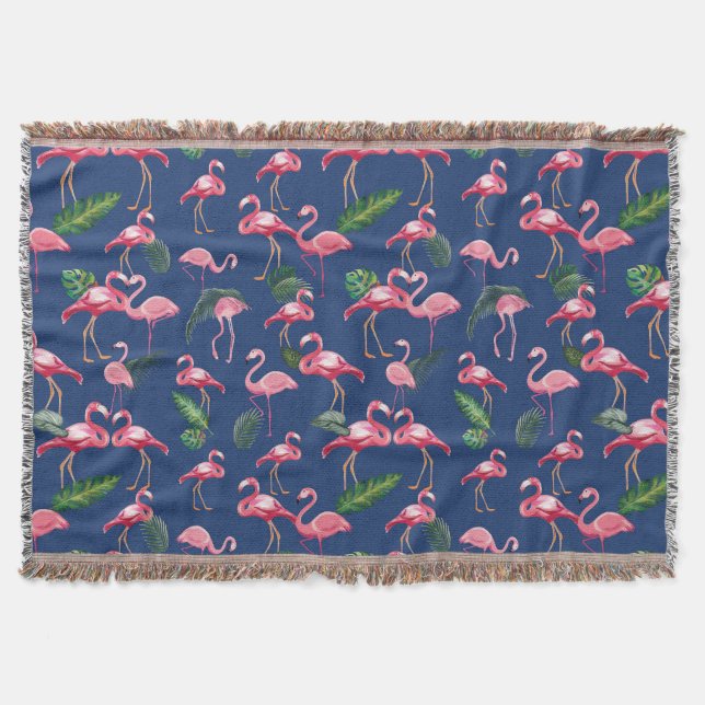 Cobertor Flamingos Love Patterno 2 (Frente)