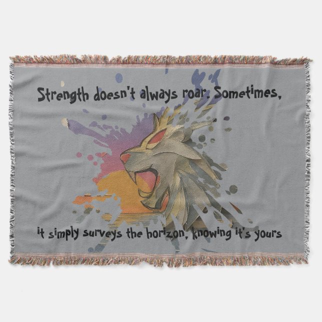 Cobertor Fleece Blanket Papercut Lion & Sea Sunrise  (Frente)