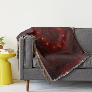 Cobertor Floco de neve Gótico Vermelho Escuro